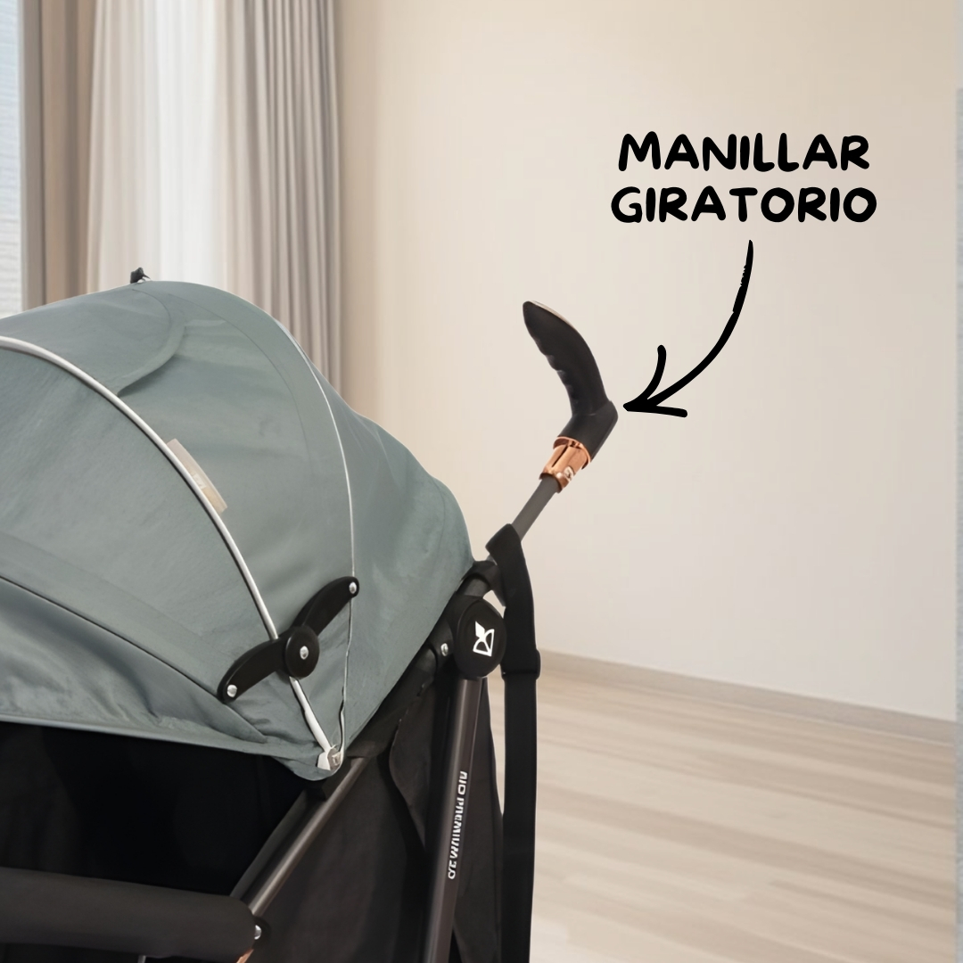 COCHE BASTÓN DE LUJO «DANNES» EDICIÓN EXCLUSIVA GREEN - 2