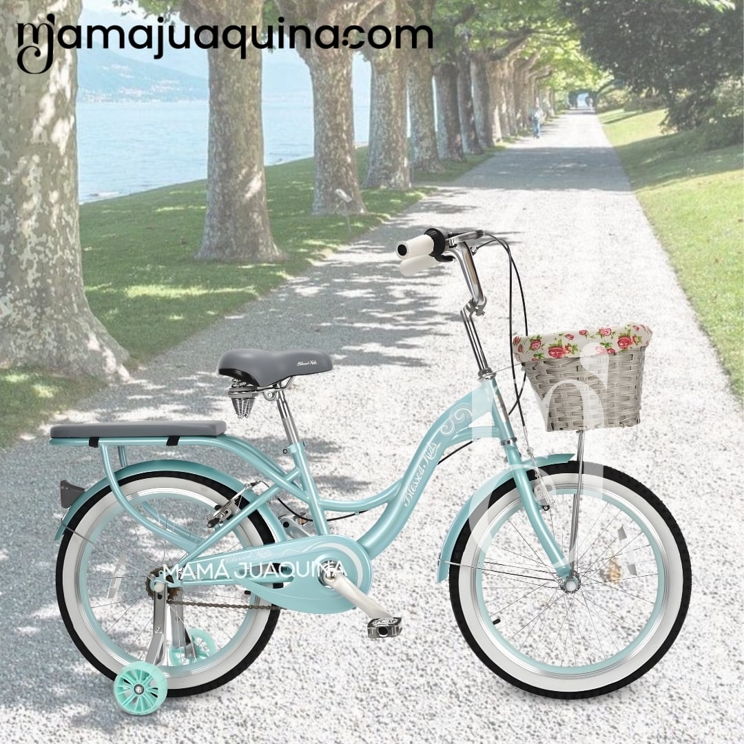 BICICLETA CAMPERA PARA NIÑA ARO 20 «BETTY» CON CANASTA - 2