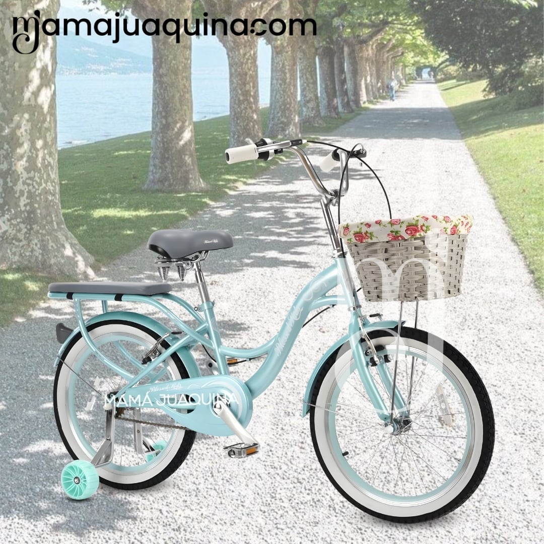 BICICLETA CAMPERA PARA NIÑA ARO 20 «BETTY» CON CANASTA - 3