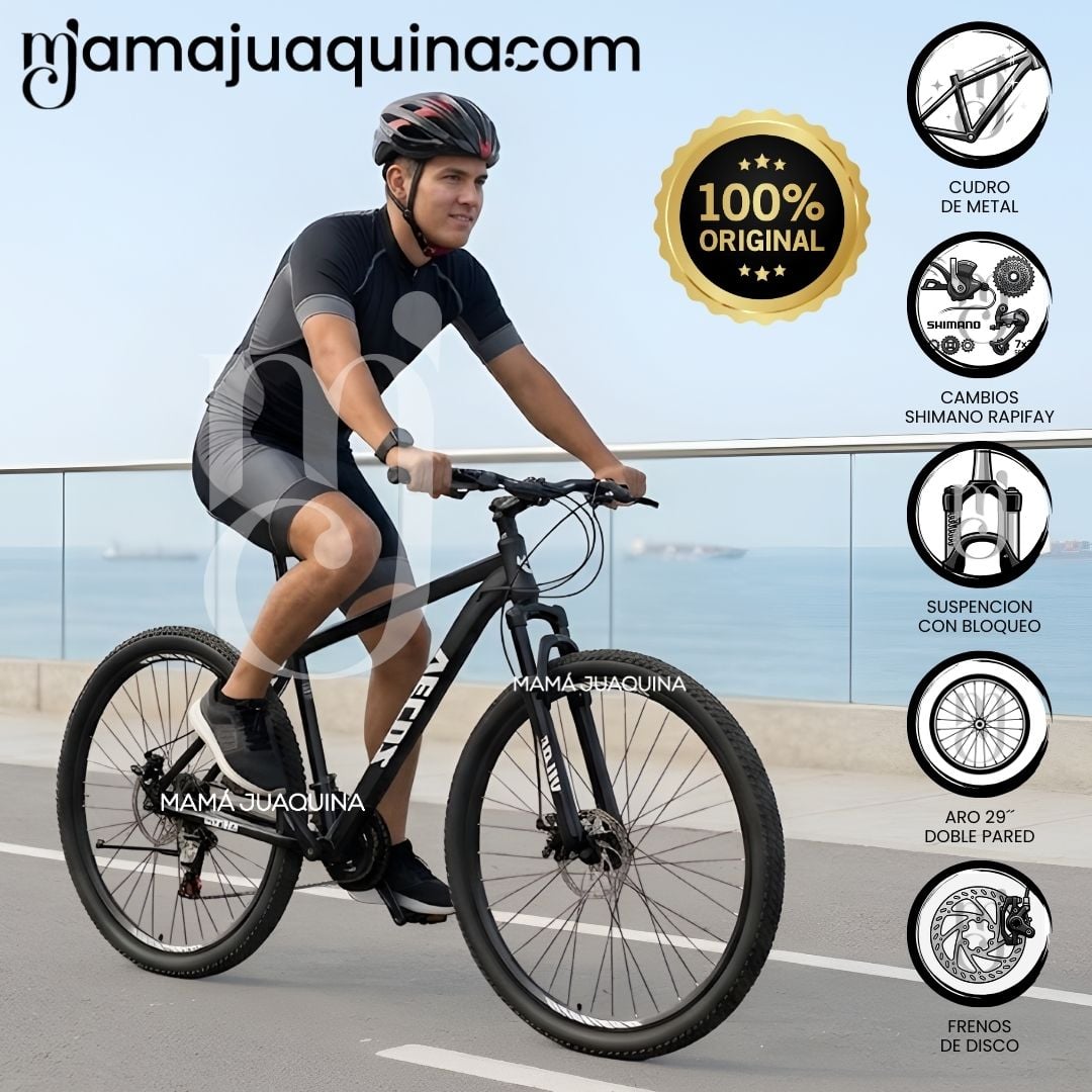 BICICLETA DEPORTIVA ARO 29 «LANDER SPEED» EDICIÓN EXCLUSIVA BLACK - 1
