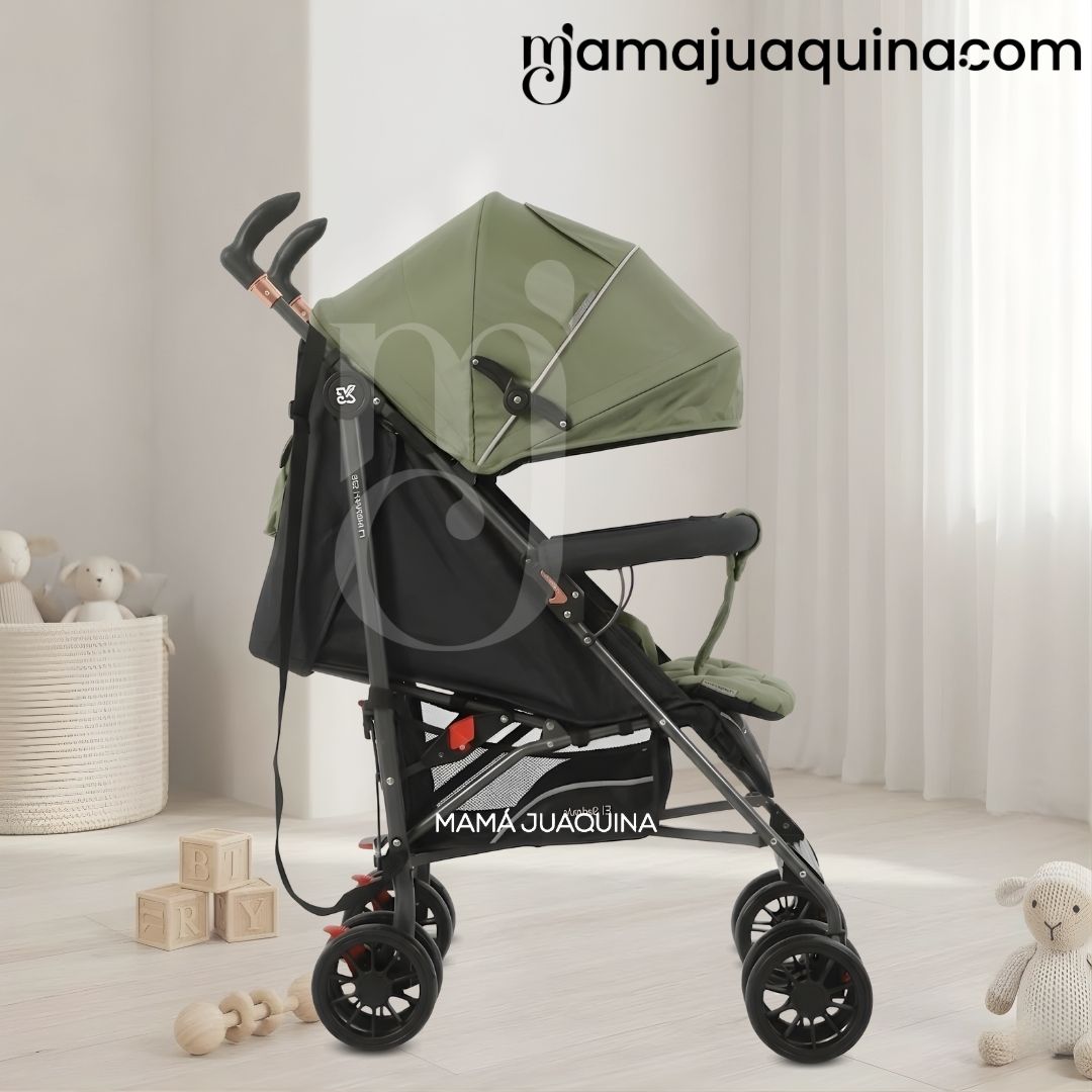COCHE BASTÓN PLEGADO COMPACTO «MAFY» EDICIÓN EXCLUSIVA GREEN - 4