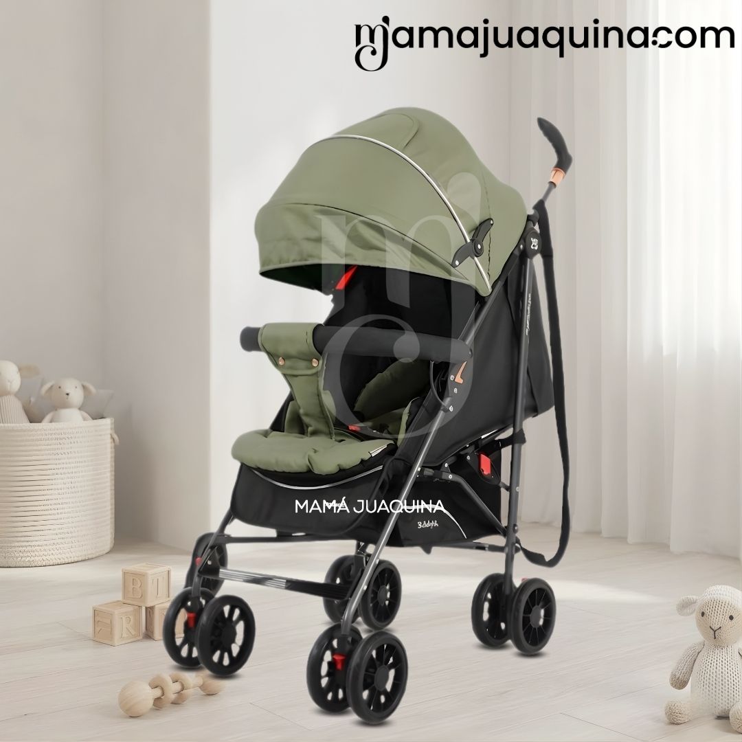 COCHE BASTÓN PLEGADO COMPACTO «MAFY» EDICIÓN EXCLUSIVA GREEN - 5