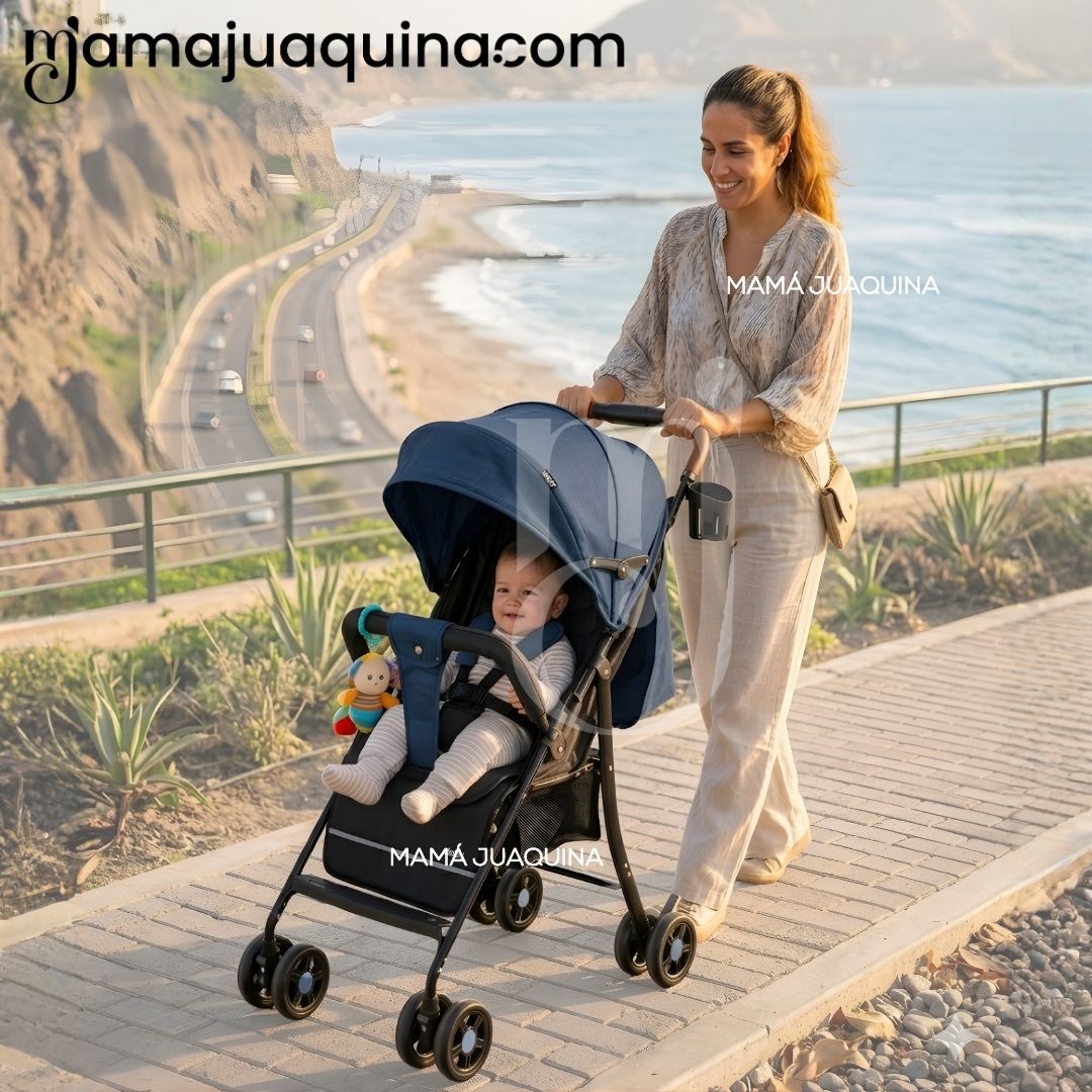 COCHE CUNA DISEÑO SOFISTICADO «MADDOX II» EDICIÓN EXCLUSIVA BLUE - 2
