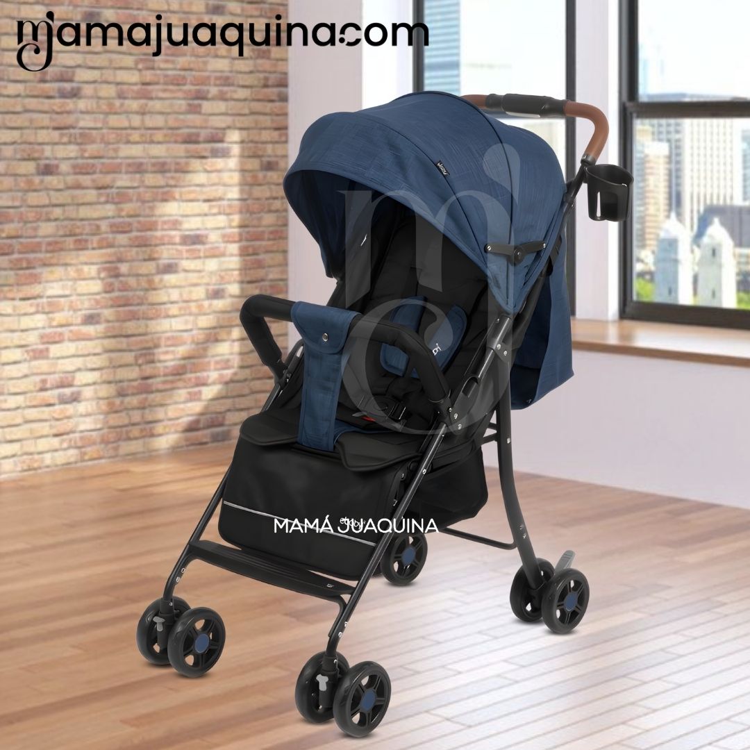 COCHE CUNA DISEÑO SOFISTICADO «MADDOX II» EDICIÓN EXCLUSIVA BLUE - 4