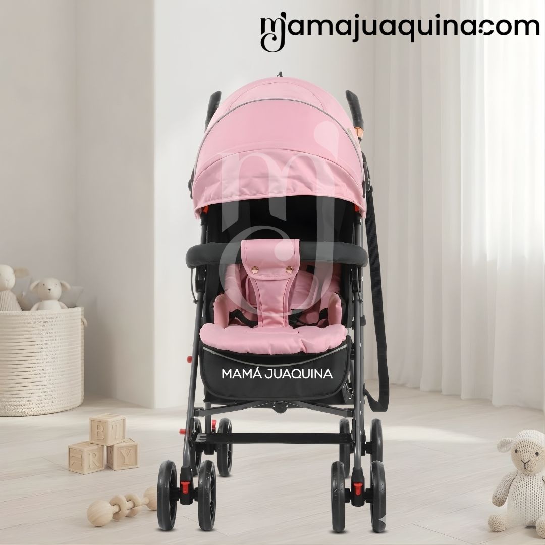 COCHE BASTÓN PLEGADO COMPACTO «MAFY» EDICIÓN EXCLUSIVA PINK - 4