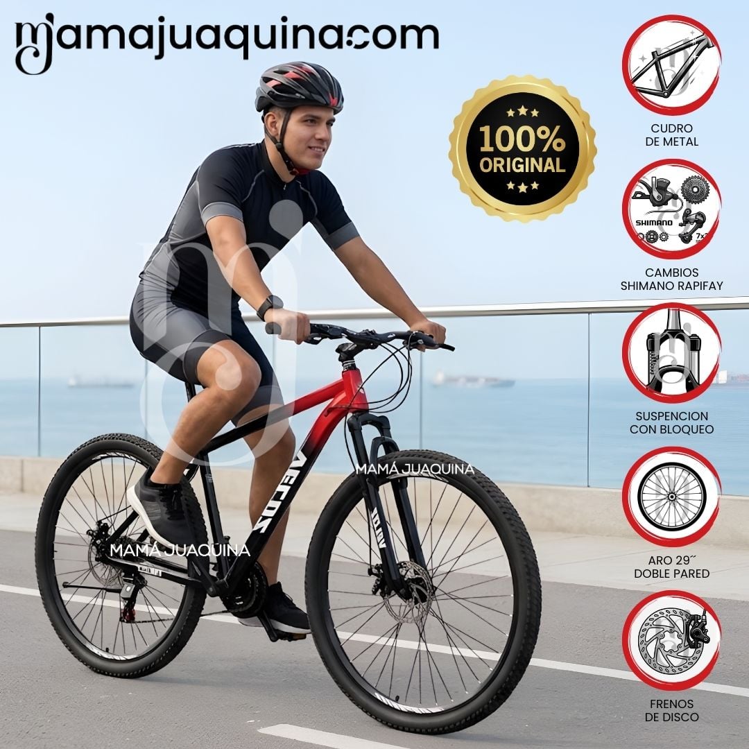 BICICLETA DEPORTIVA ARO 29 «LANDER SPEED» EDICIÓN EXCLUSIVA RED - 1