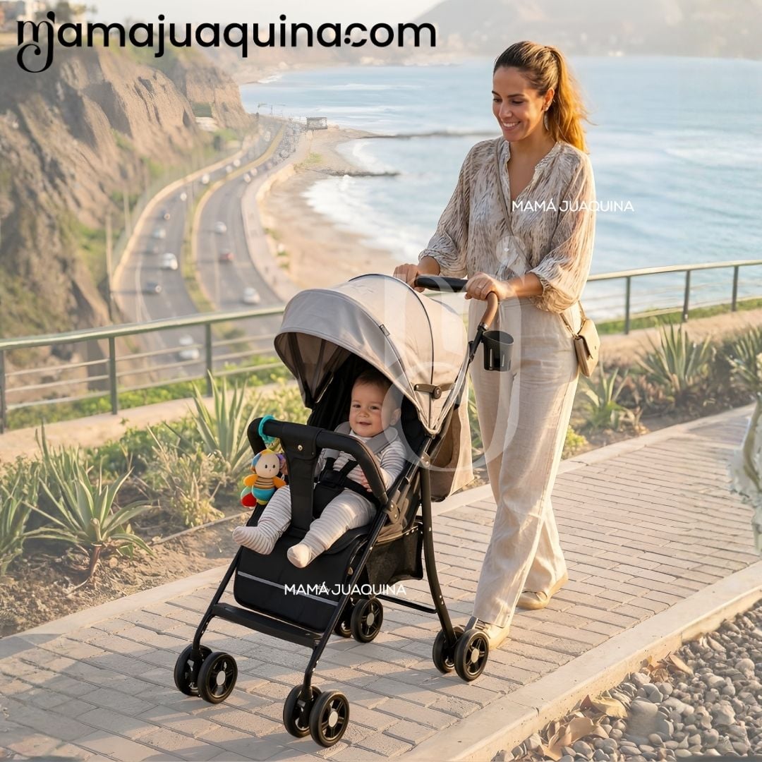 COCHE CUNA DISEÑO SOFISTICADO «MADDOX II» EDICIÓN EXCLUSIVA BEIGE - 2