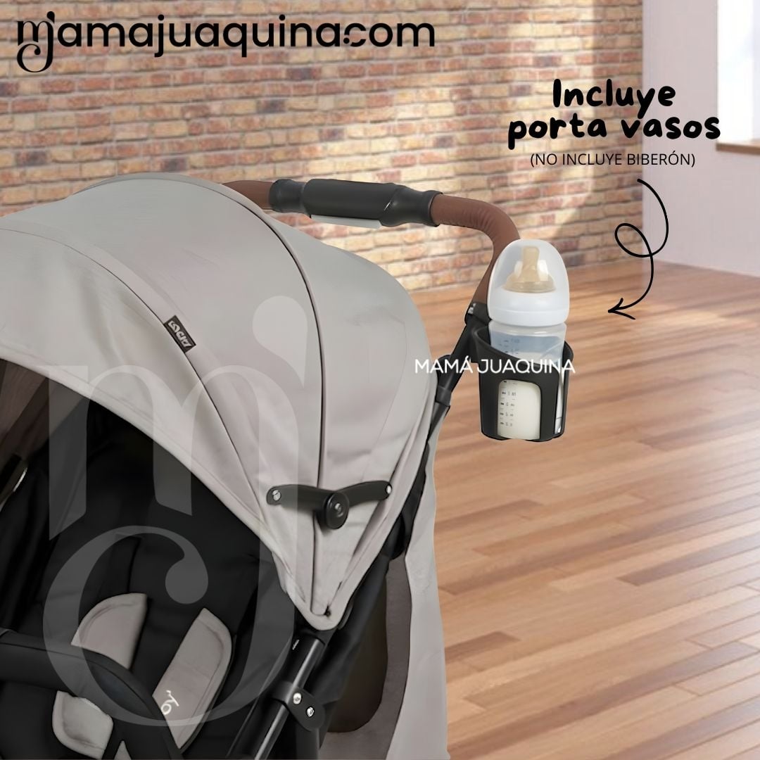 COCHE CUNA DISEÑO SOFISTICADO «MADDOX II» EDICIÓN EXCLUSIVA BEIGE - 6