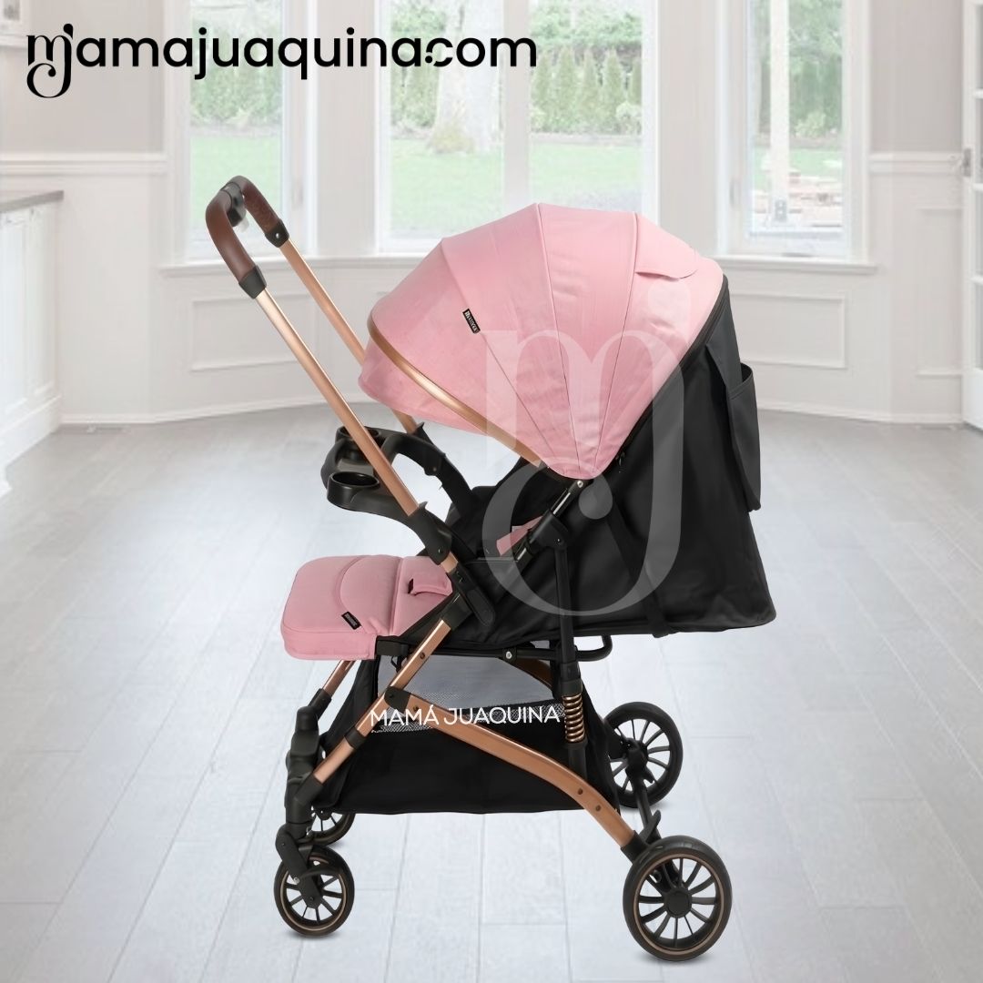 COCHE MALETA DE PASEO «DASHI» MANGO REVERSIBLE PINK - 5