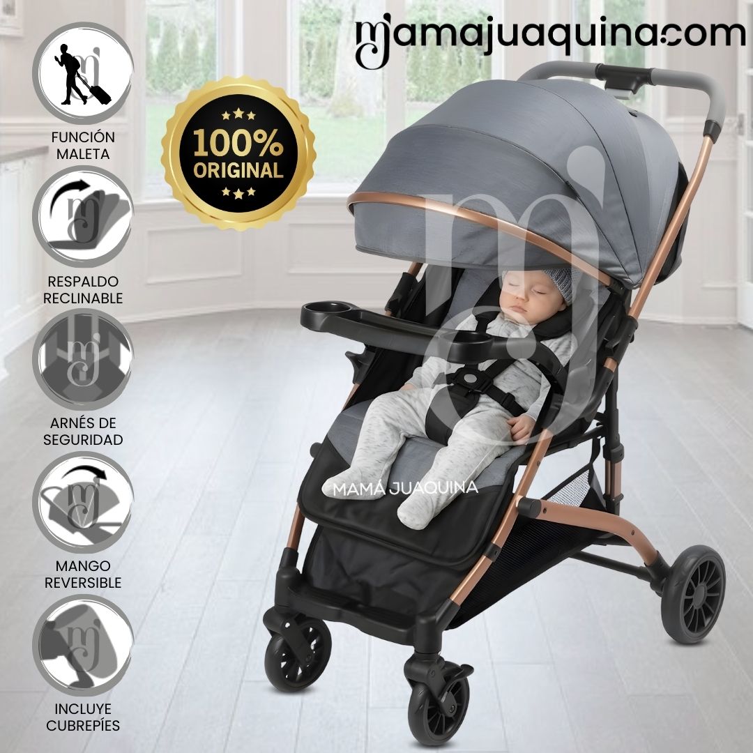 COCHE MALETA DE PASEO «DASHI» MANGO REVERSIBLE GRAY - 1