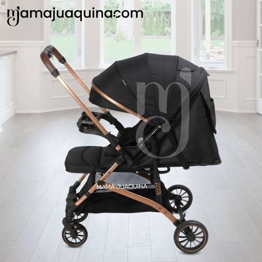 COCHE MALETA DE PASEO «DASHI» MANGO REVERSIBLE BLACK - 4