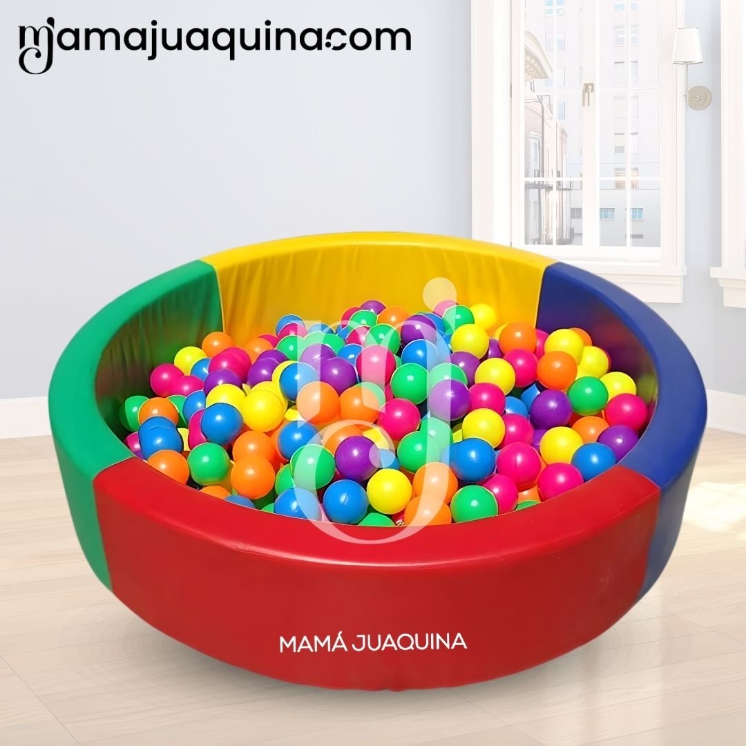 PISCINA DIDÁCTICA «HAPPY POOLY» CON PELOTAS INCLUIDAS RED - 2