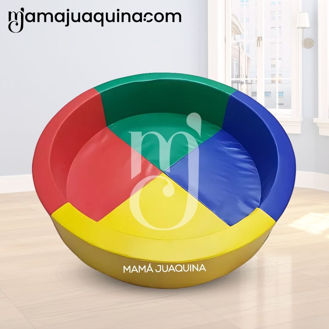 PISCINA DIDÁCTICA «HAPPY POOLY» CON PELOTAS INCLUIDAS RED - 4