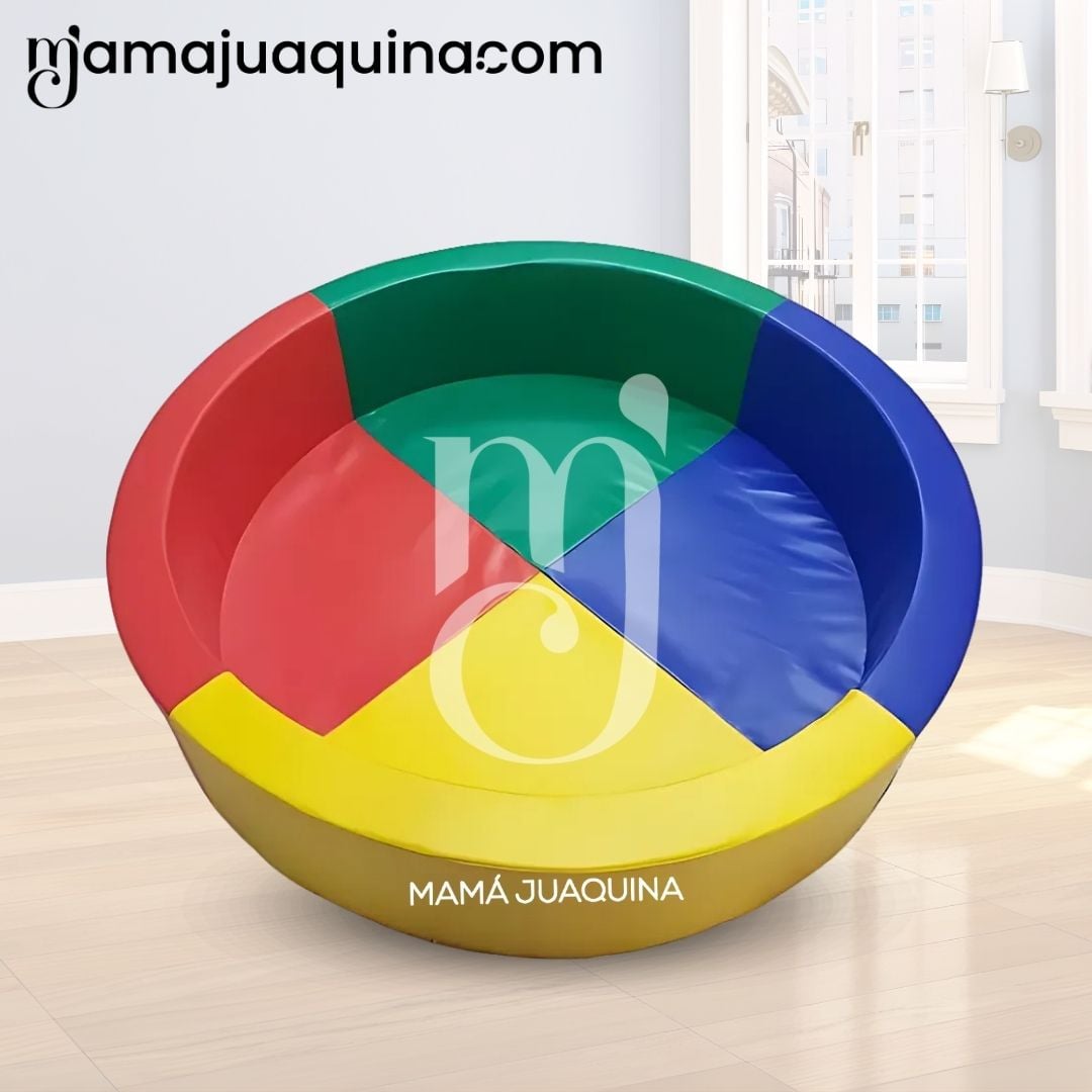 PISCINA DIDÁCTICA «HAPPY POOLY» CON PELOTAS INCLUIDAS RED - 5