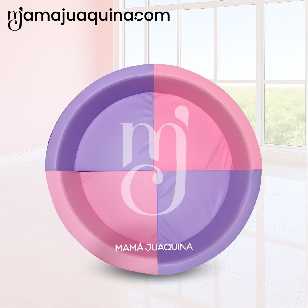 PISCINA DIDÁCTICA «HAPPY POOLY PLUS» CON PELOTAS PINK - 4