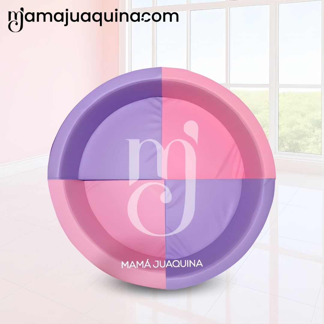 PISCINA DIDÁCTICA «HAPPY POOLY MAX» CON PELOTAS PINK - 5