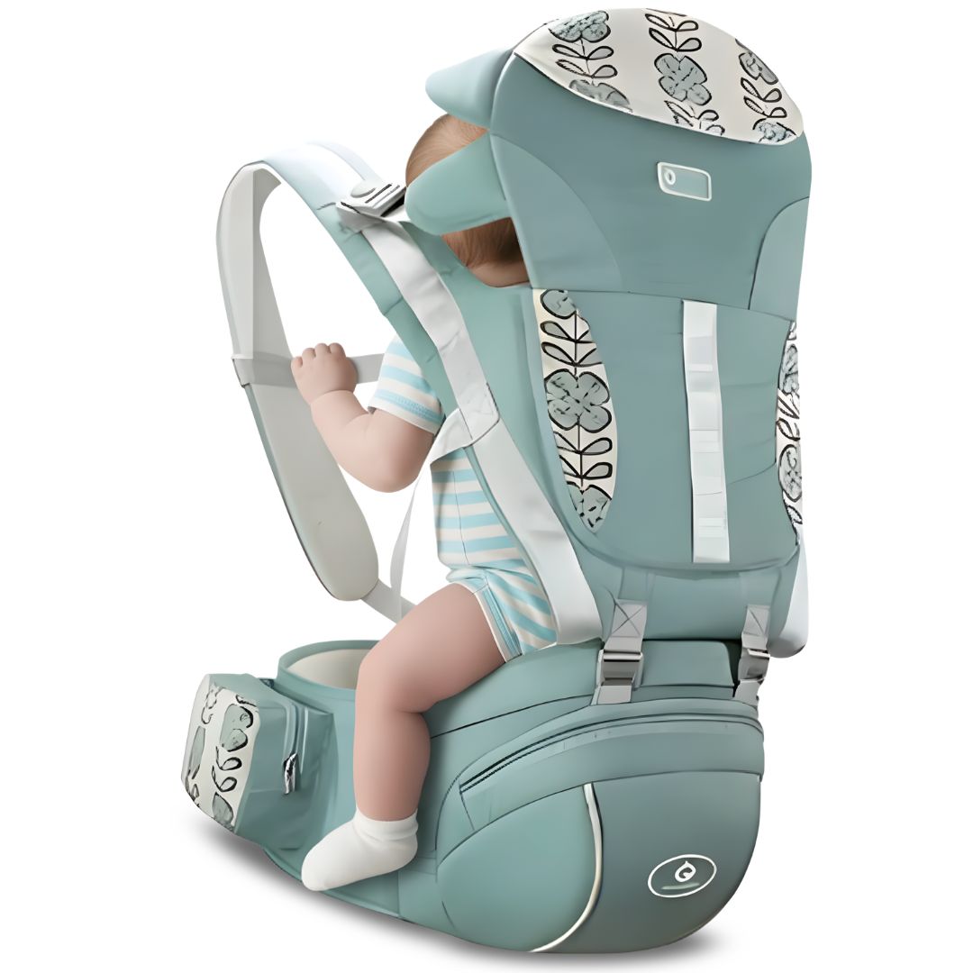 CANGURO ERGONÓMICO PARA BEBÉ «KANGÙ» LIGHT BLUE - 1