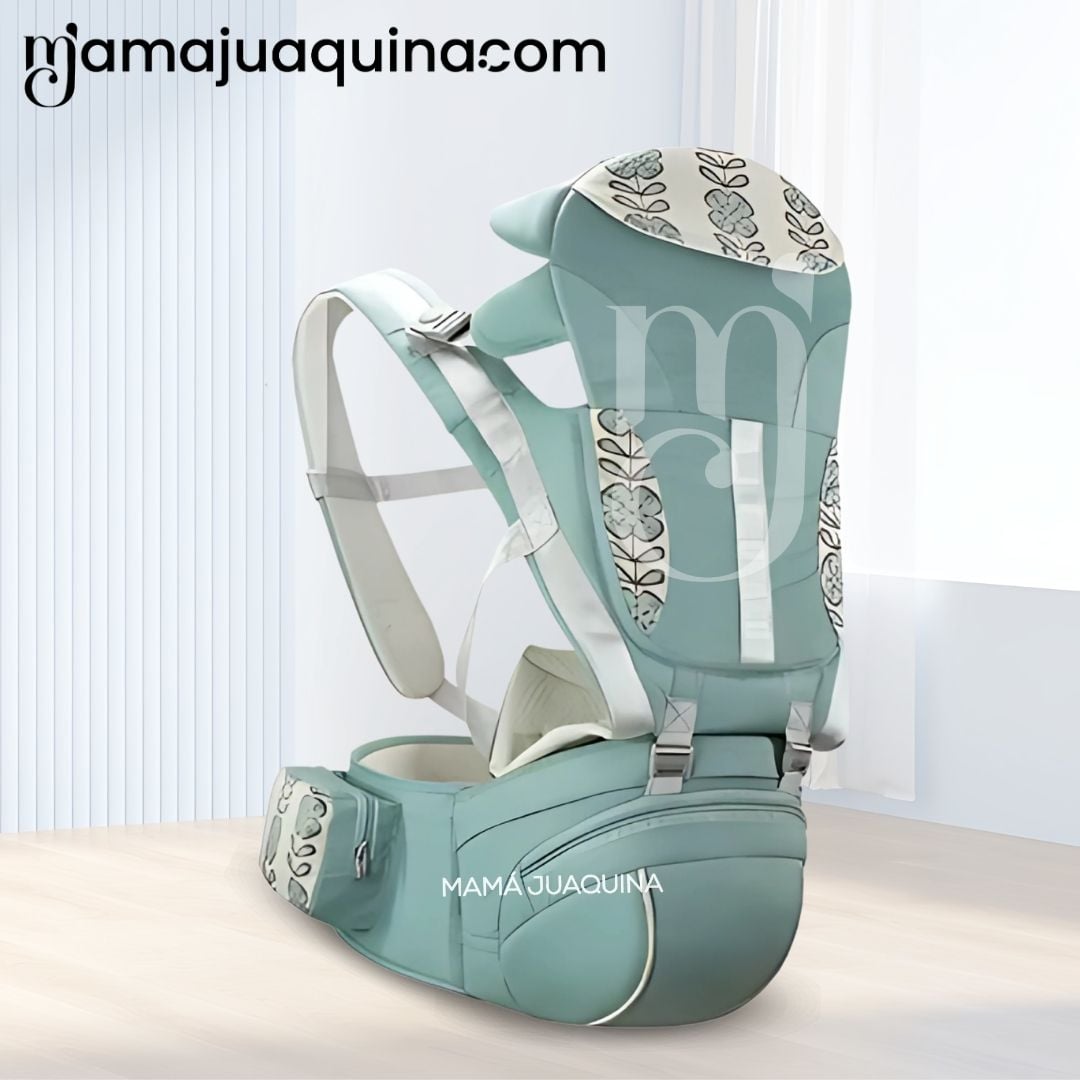 CANGURO ERGONÓMICO PARA BEBÉ «KANGÙ» LIGHT BLUE - 2