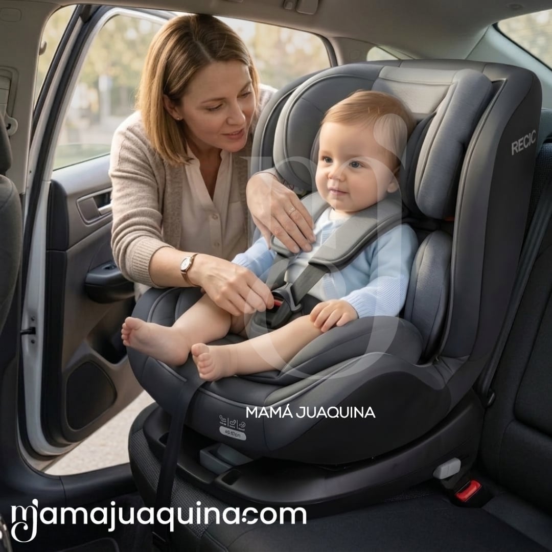 SILLA DE AUTO PARA BEBÉS «GASTÓM» GIRATORIA 360° - 2