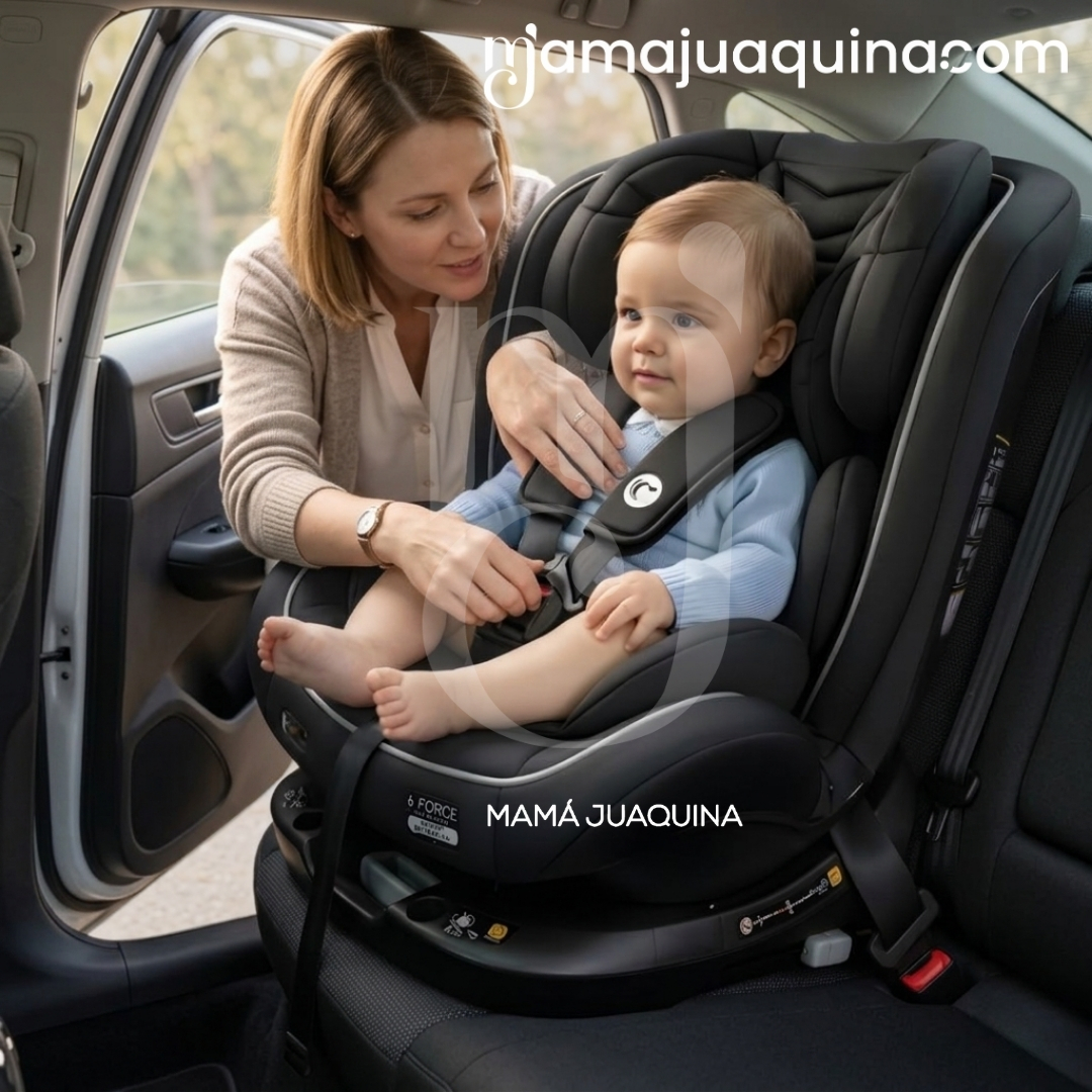 SILLA DE AUTO PARA BEBÉS «GASTÓM» GIRATORIA 360° - 2