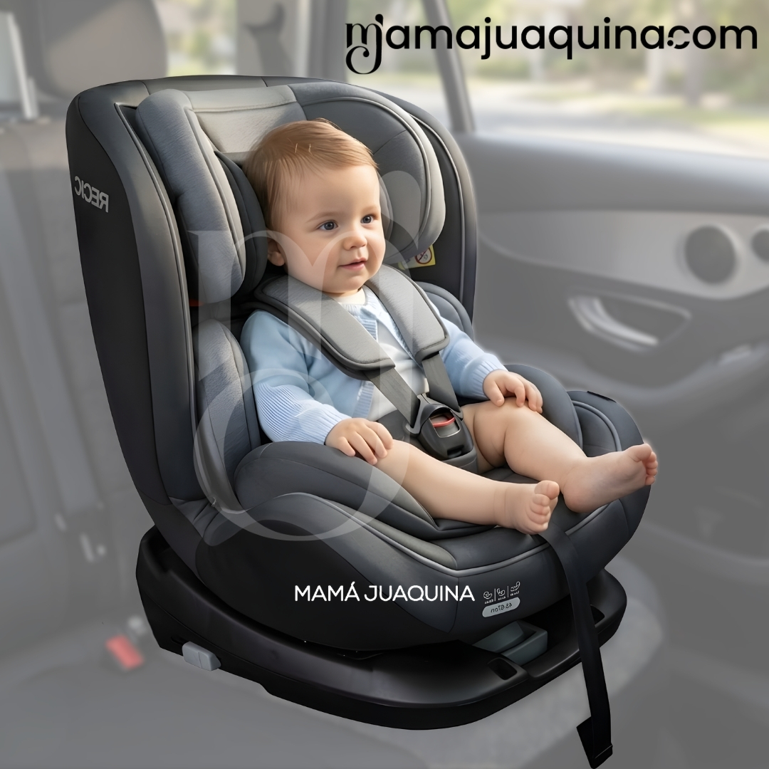 SILLA DE AUTO PARA BEBÉS «GASTÓM» GIRATORIA 360° - 6