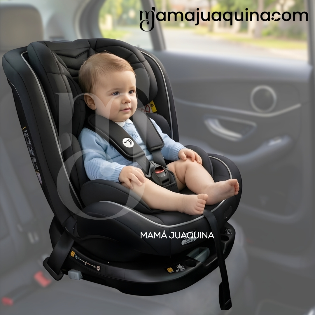 SILLA DE AUTO PARA BEBÉS «GASTÓM» GIRATORIA 360° - 6