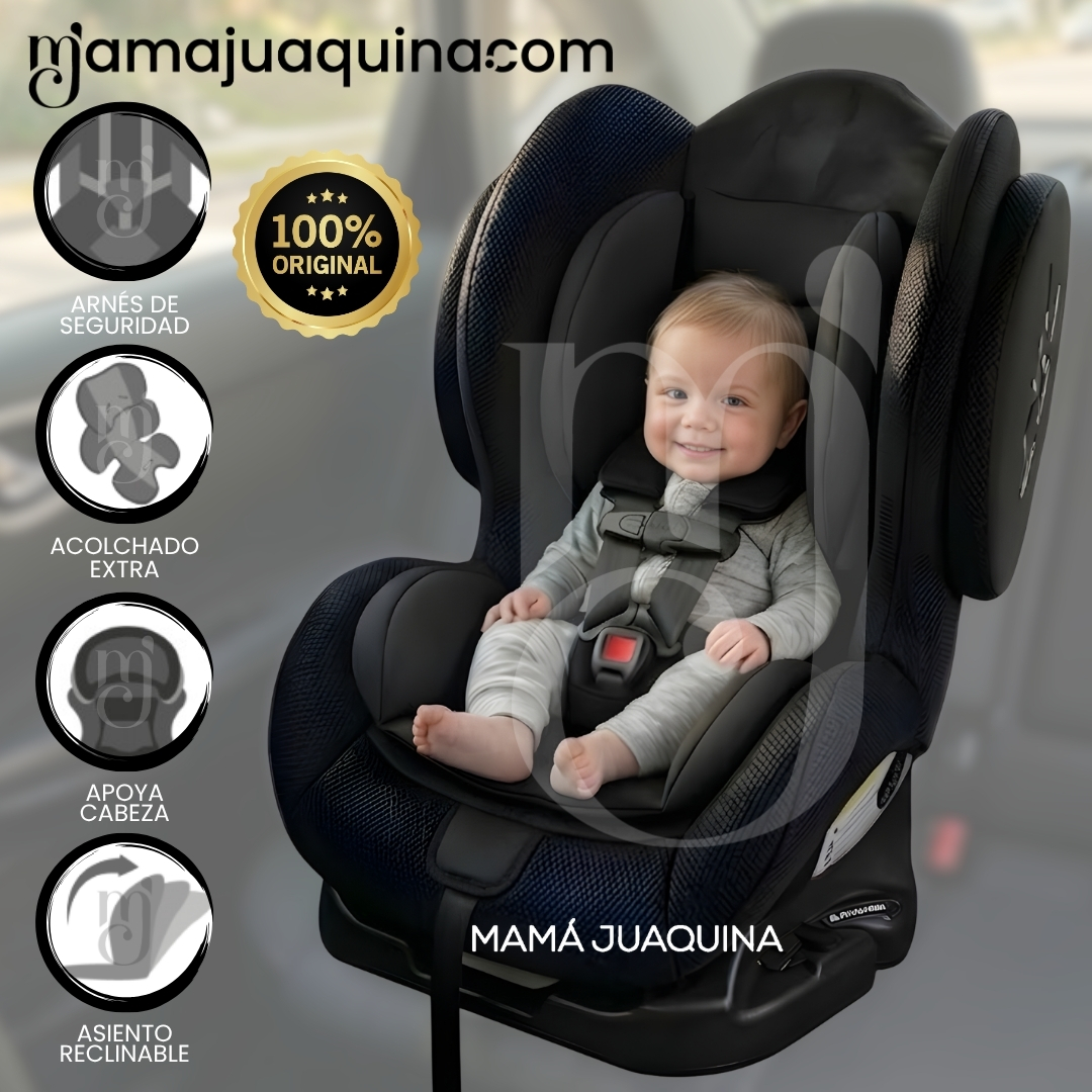SILLA DE AUTO PARA BEBÉS «BENSON» EXTRA ACOLCHADO - 1