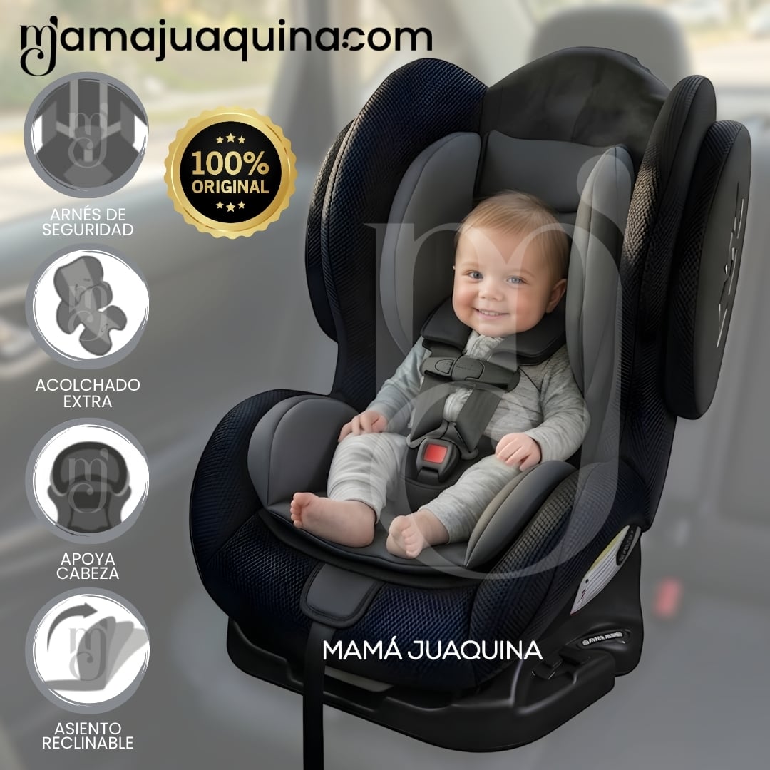 SILLA DE AUTO PARA BEBÉS «BENSON» EXTRA ACOLCHADO - 1