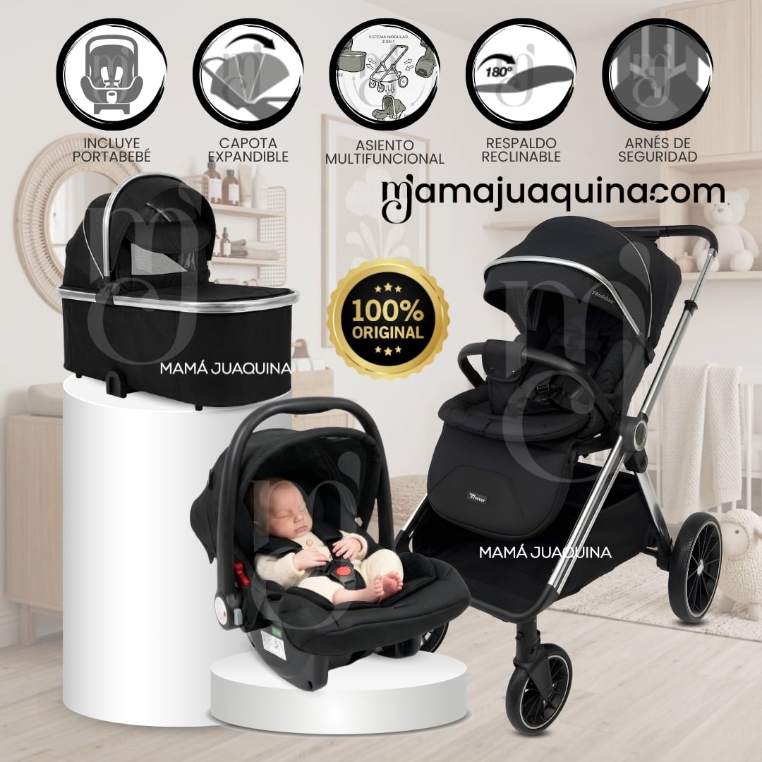 COCHE MOISÉS TRAVEL SYSTEM «TAURO MAX» CON SISTEMA ADAPTABLE Y PORTA BEBÉ - 1