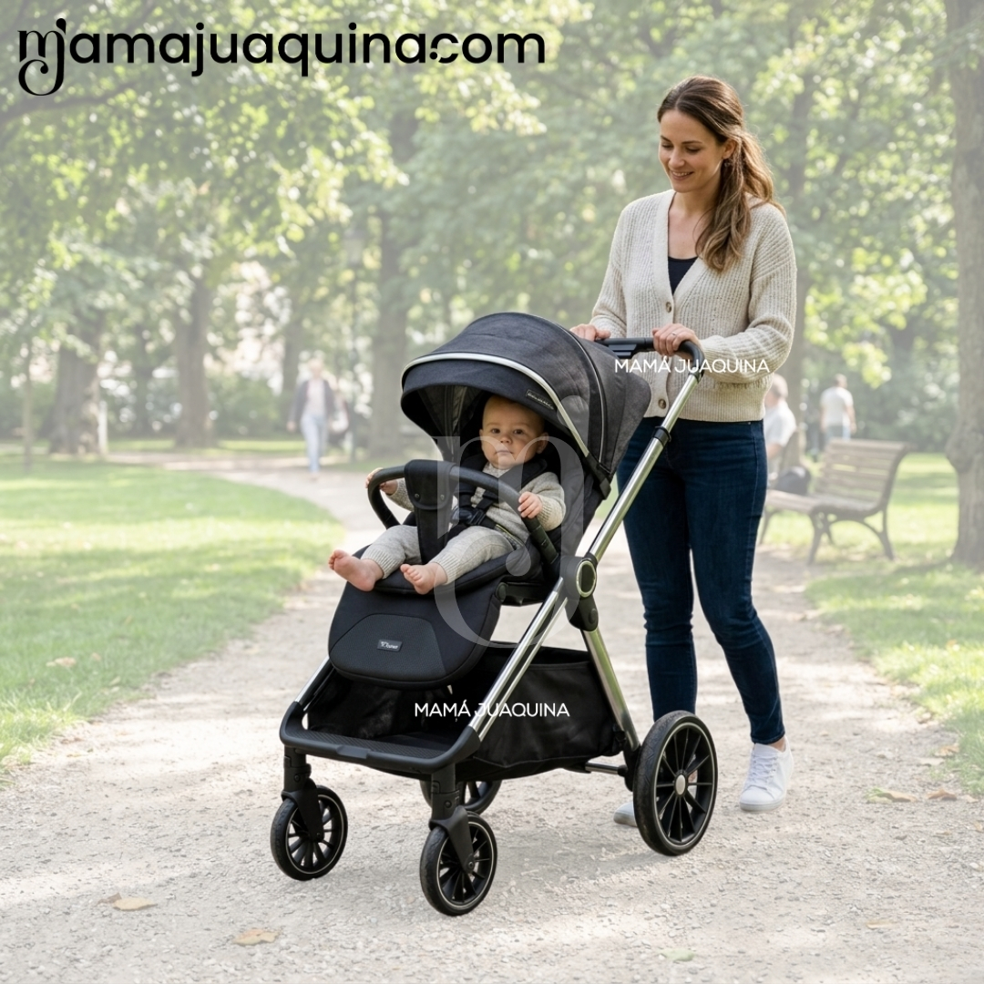 COCHE MOISÉS TRAVEL SYSTEM «TAURO MAX» CON SISTEMA ADAPTABLE Y PORTA BEBÉ - 3
