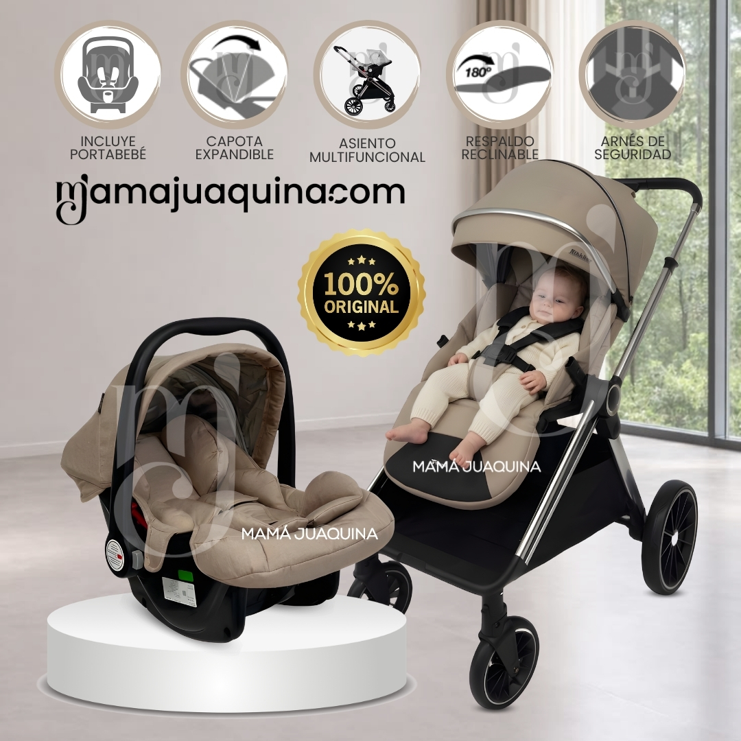 COCHE MOISÉS TRAVEL SYSTEM «TAUROX» CON PORTA BEBÉ - 1