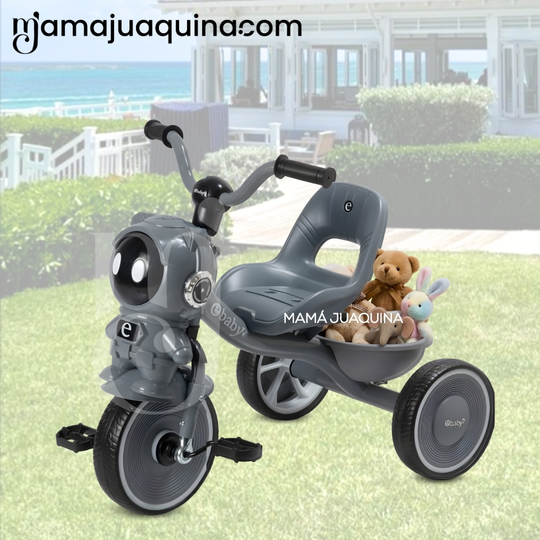 TRICICLO CHAVITO MUSICAL «CHIP» PARA NIÑOS - 7
