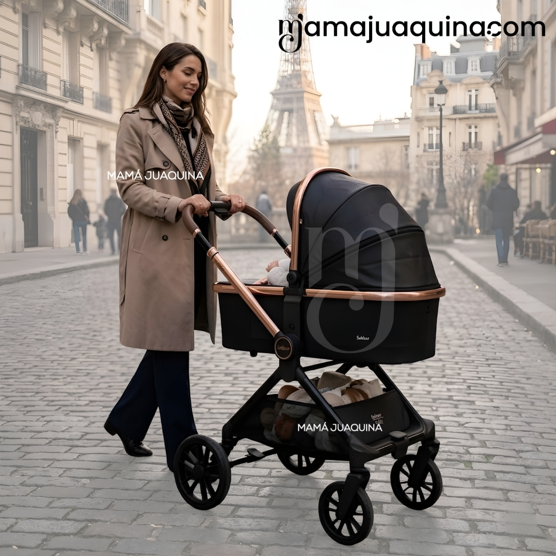 COCHE MOISÉS TRAVEL SYSTEM «HELEN PLUS» CON SISTEMA ADAPTABLE Y PORTA BEBÉ - 2