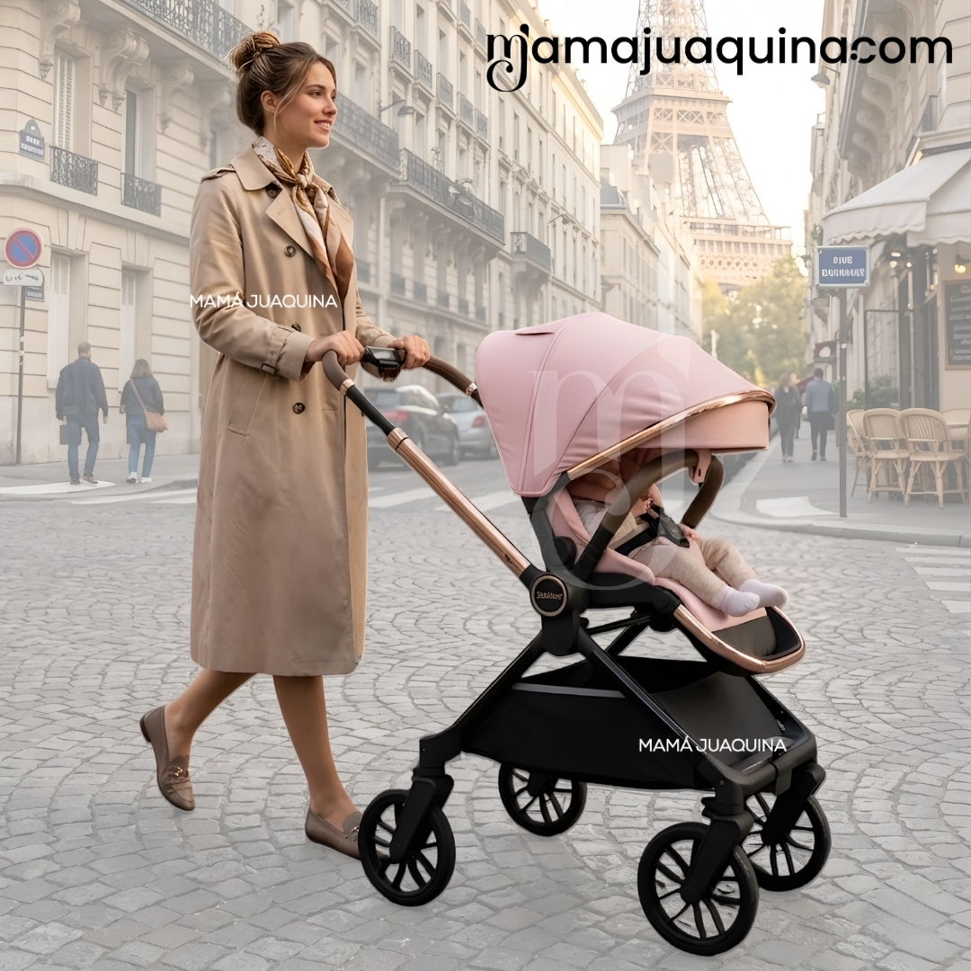 COCHE MOISÉS TRAVEL SYSTEM «HELEN PLUS» CON SISTEMA ADAPTABLE Y PORTA BEBÉ - 3