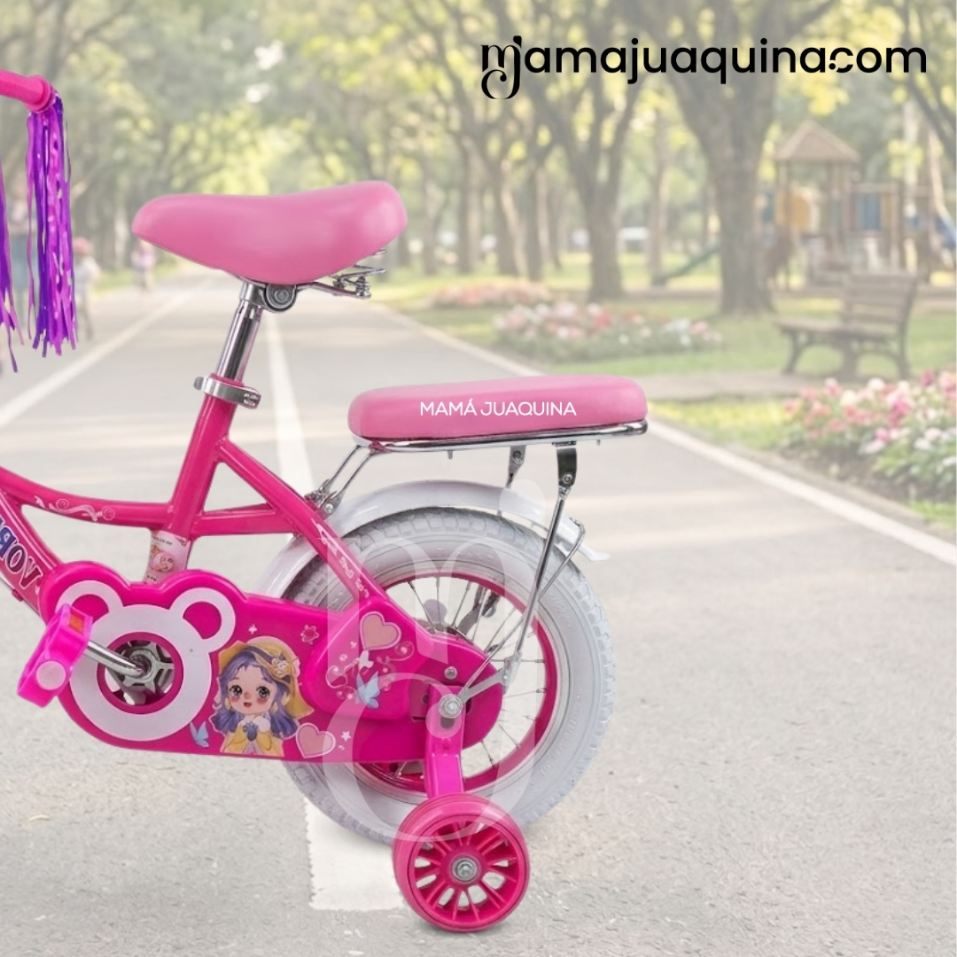 BICICLETA CAMPERA PARA NIÑA ARO 16 «NERY II» CON CANASTA - 5