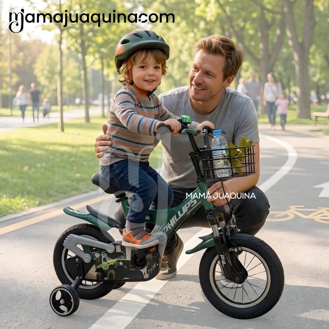 BICICLETA PARA NIÑO ARO 12 «PHILLIPS KIDS» CON CANASTA - 2