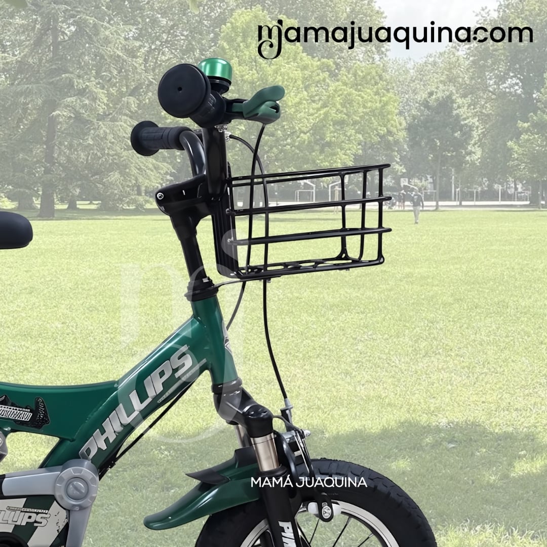BICICLETA PARA NIÑO ARO 12 «PHILLIPS KIDS» CON CANASTA - 4