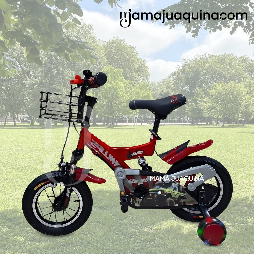 BICICLETA PARA NIÑO ARO 12 «PHILLIPS KIDS» CON CANASTA - 5