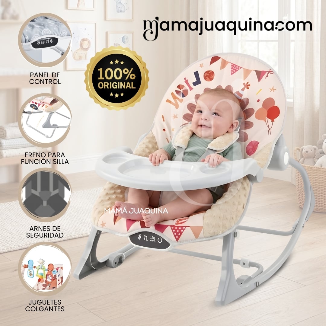 SILLA MECEDORA «NARAN» CON JUGUETES DIDÁCTICOS - 1