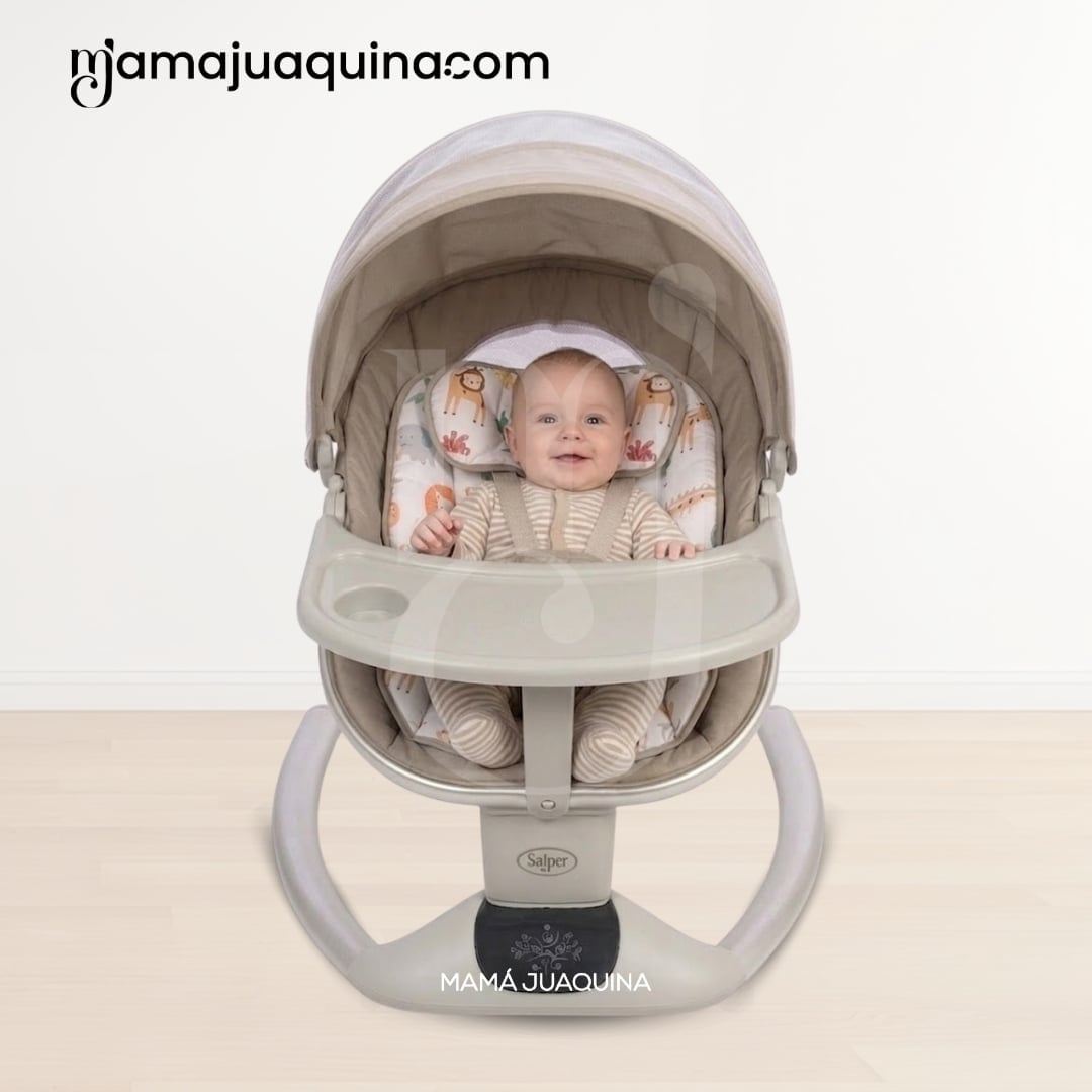 MECEDORA ELÉCTRICA PARA BEBÉS «LUXE NEW» COLECCIÓN EXCLUSIVA - 3