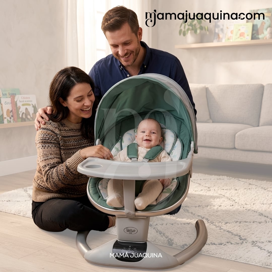 MECEDORA ELÉCTRICA PARA BEBÉS «LUXE NEW» COLECCIÓN EXCLUSIVA - 3