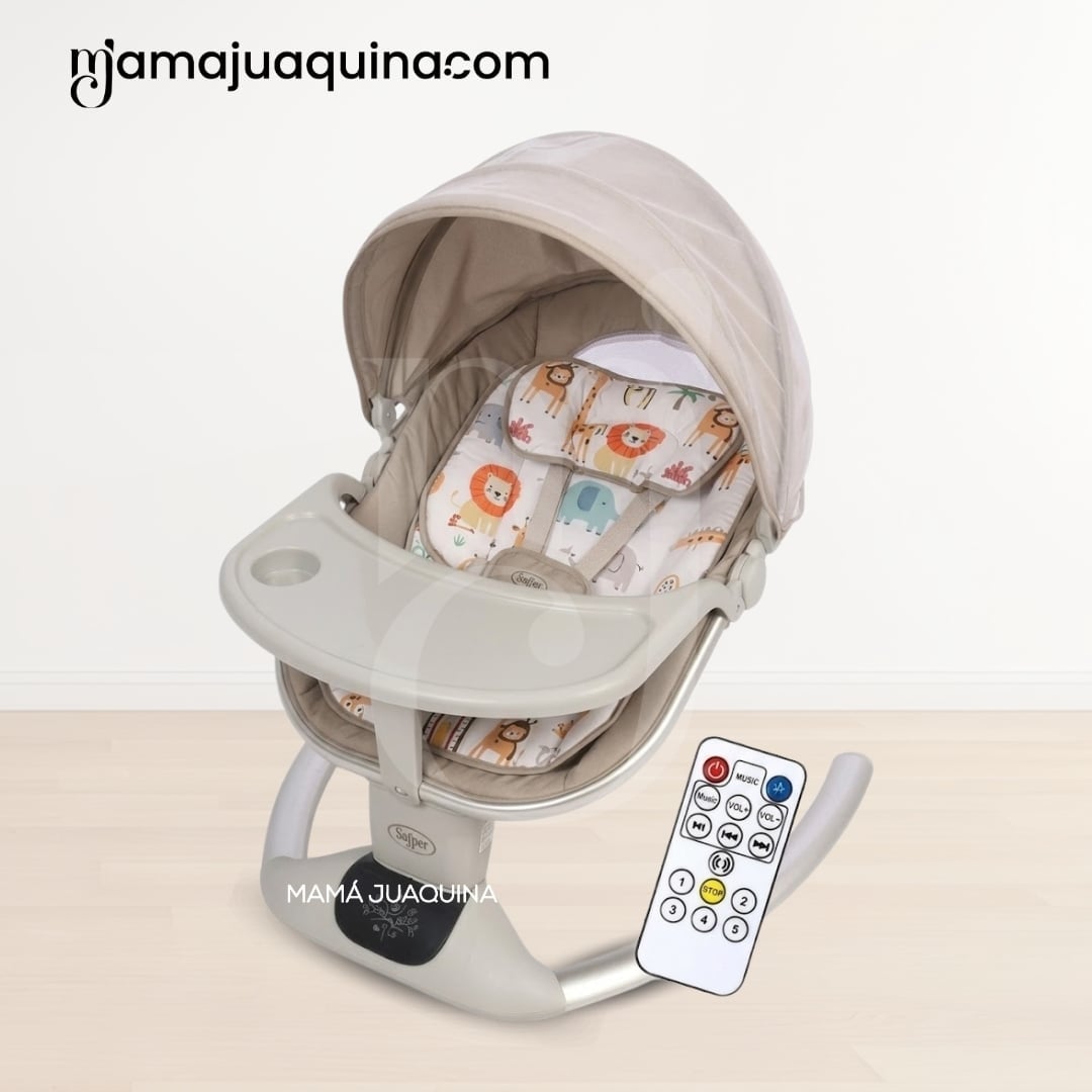 MECEDORA ELÉCTRICA PARA BEBÉS «LUXE NEW» COLECCIÓN EXCLUSIVA - 4