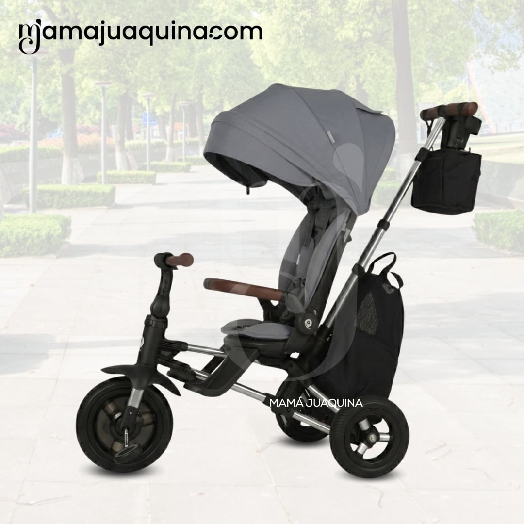 TRICICLO GUIADOR «TOAD» PARA NIÑOS CON BOLSO - 3