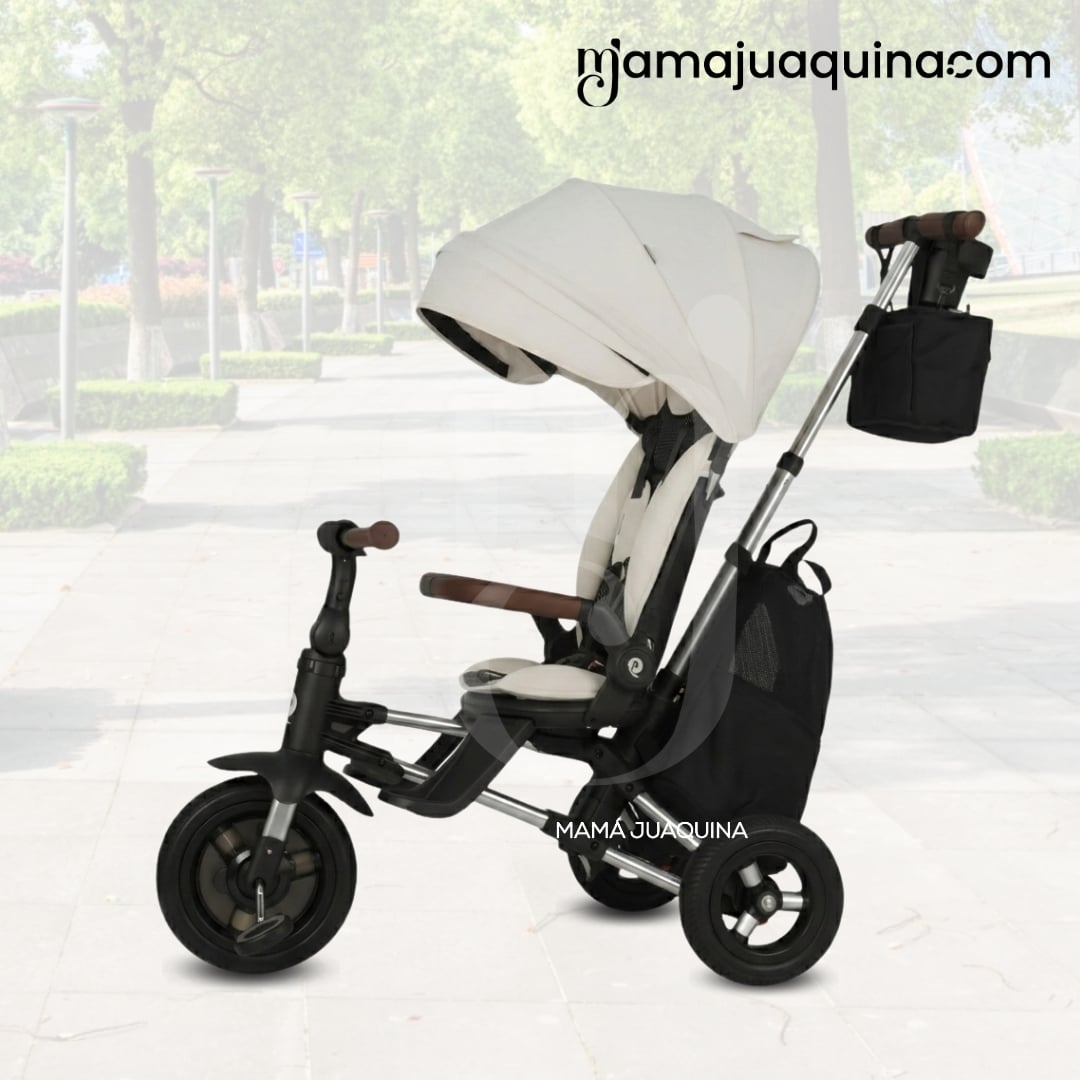TRICICLO GUIADOR «TOAD» PARA NIÑOS CON BOLSO - 4