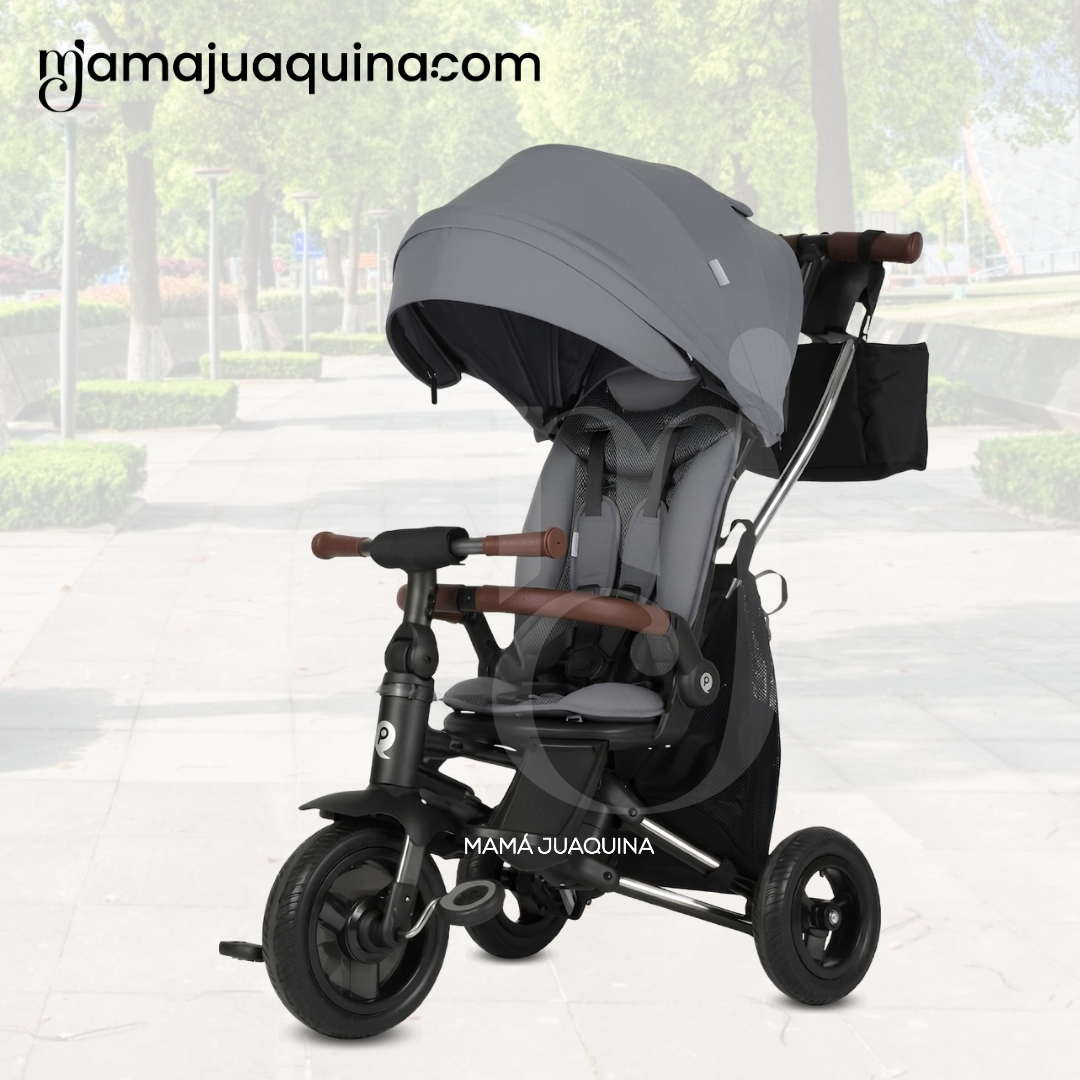 TRICICLO GUIADOR «TOAD» PARA NIÑOS CON BOLSO - 5