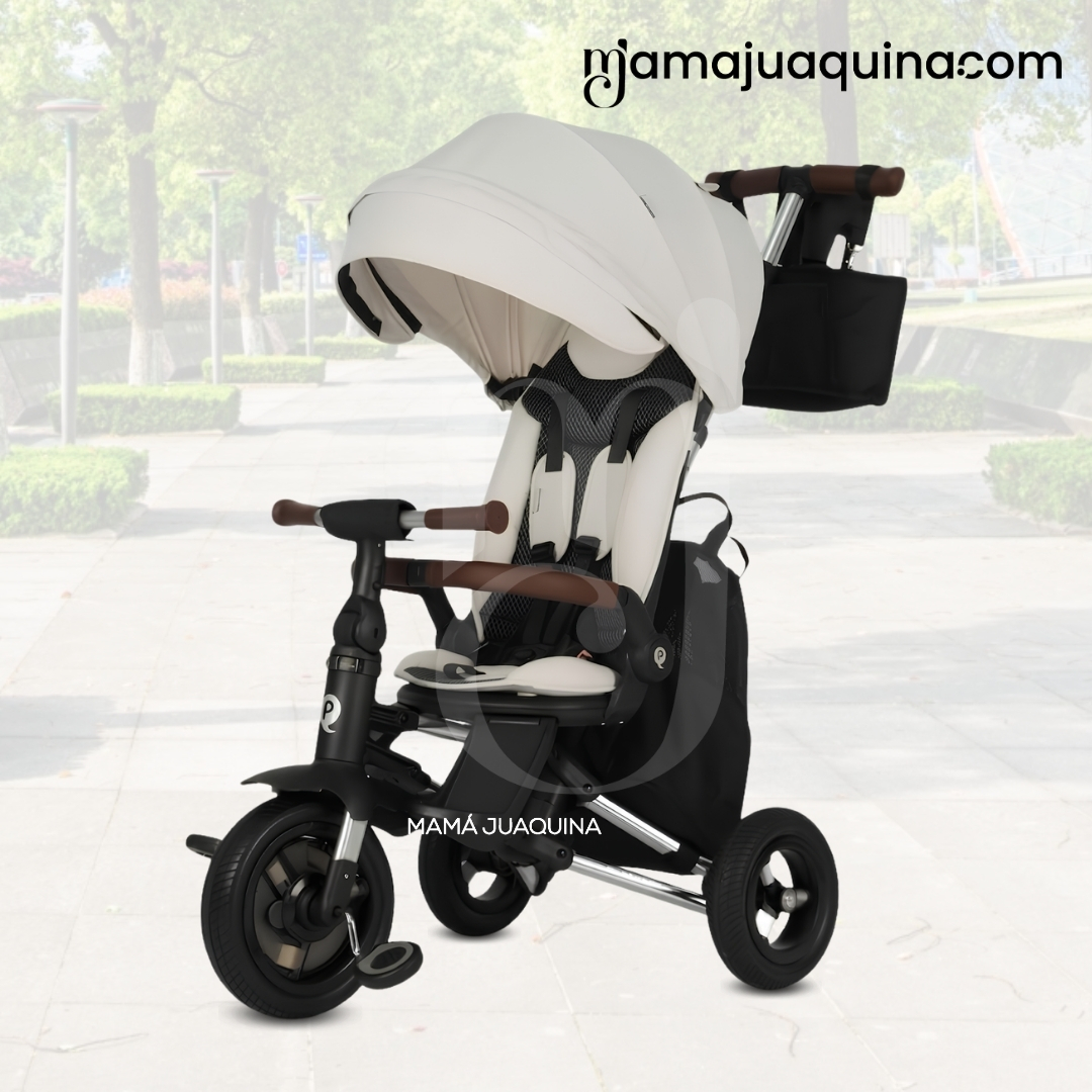 TRICICLO GUIADOR «TOAD» PARA NIÑOS CON BOLSO - 5