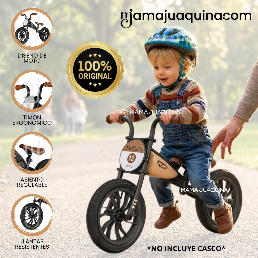 BICICLETA DE EQUILIBRIO REGULABLE «TITO» EDICIÓN EXCLUSIVA RED / ROJO / ROJO / … - 1