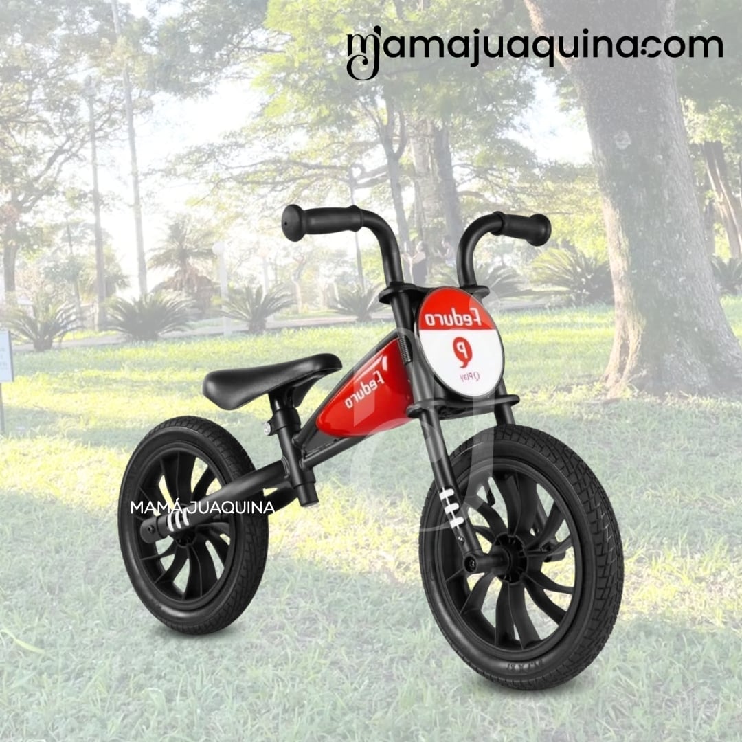 BICICLETA DE EQUILIBRIO REGULABLE «TITO» EDICIÓN EXCLUSIVA RED / ROJO / ROJO / … - 3
