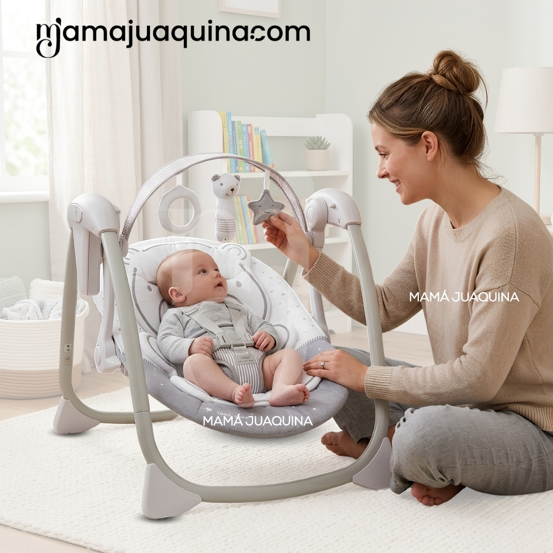 MECEDORA ELÉCTRICA PARA BEBÉS «KRIS-IS» COLECCIÓN LIMITADA - 2