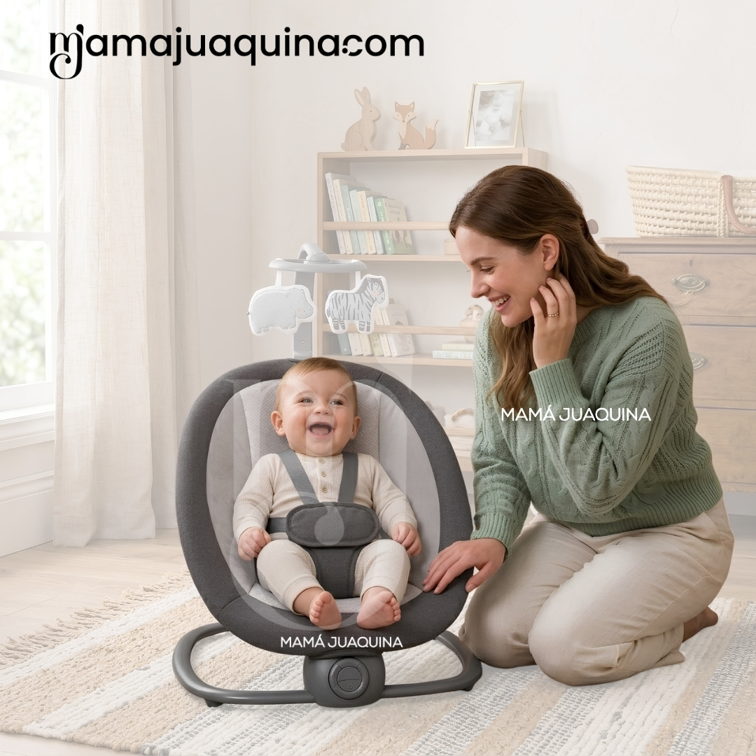 MECEDORA ELÉCTRICA PARA BEBÉS «BRINA» COLECCIÓN ESPECIAL - 2